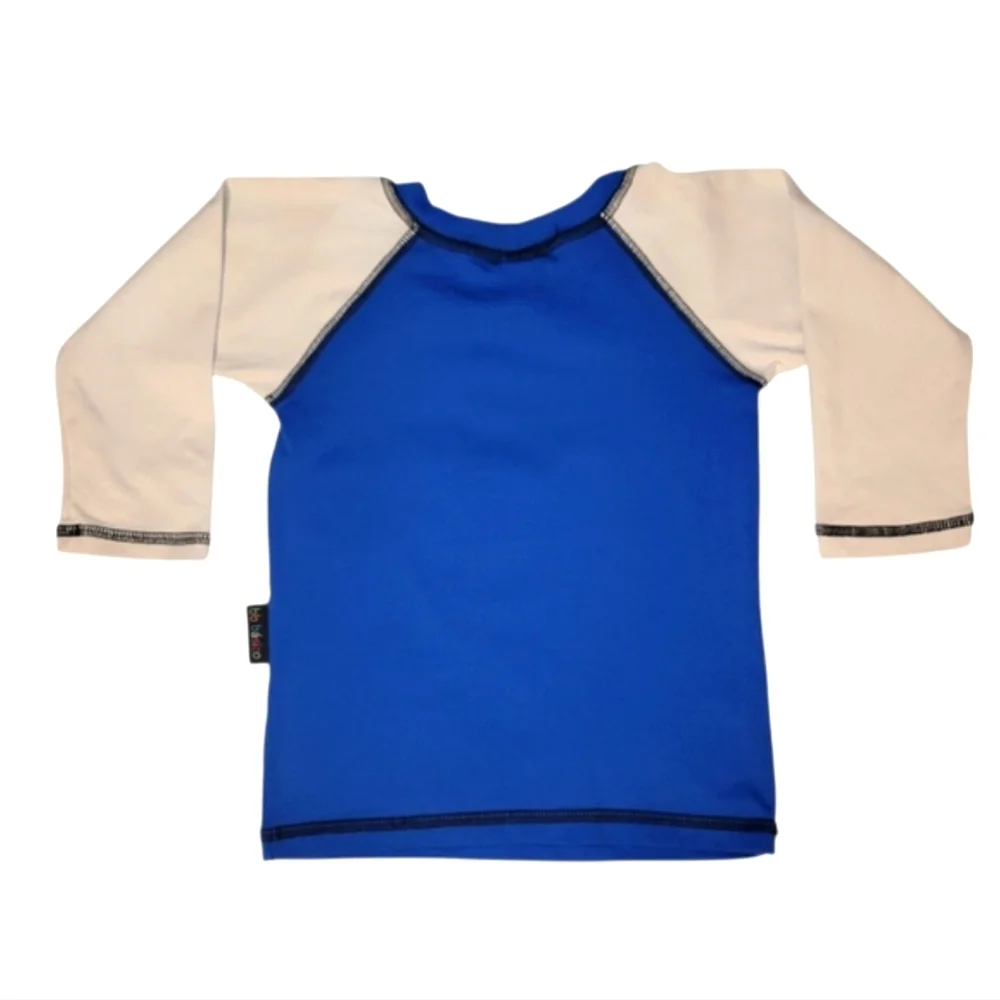 Kids Unisex Rashguard with Fun Zebra Graphic, Quick Drying, UPF 50+